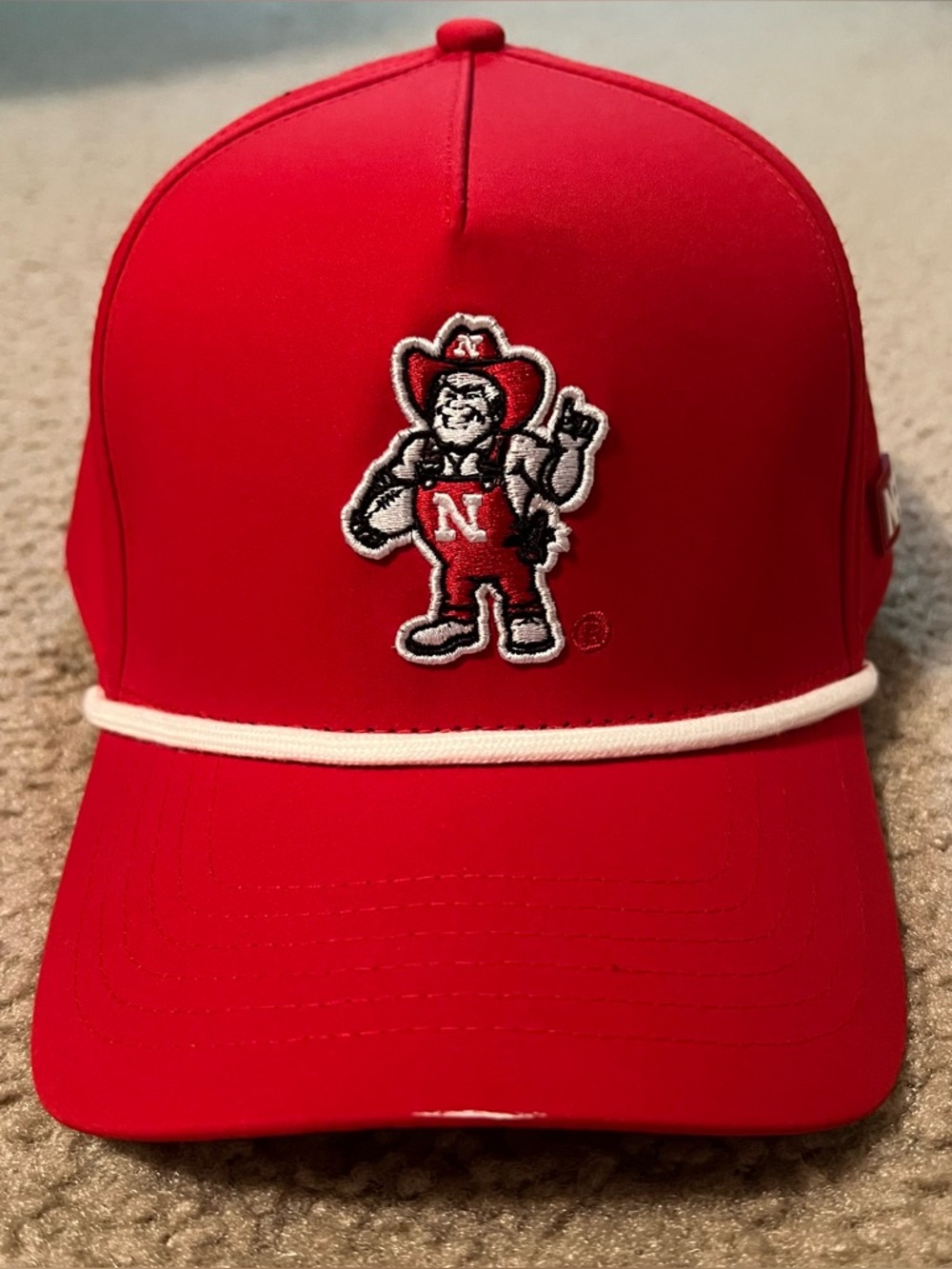 Nebraska Huskers football Herbie snapback trucker hat